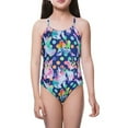 thumbnail image 3 of 2-8T Toddle and Little Girls' Beach Sport 1-Piece Swimsuit UPF 50+ Sun Protection, 3 of 6