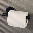 thumbnail image 3 of Wall Mounted Toilet Paper Holder 304 Stainless Steel Polished Finish Toilet Paper Holder, Matte Black, 3 of 4
