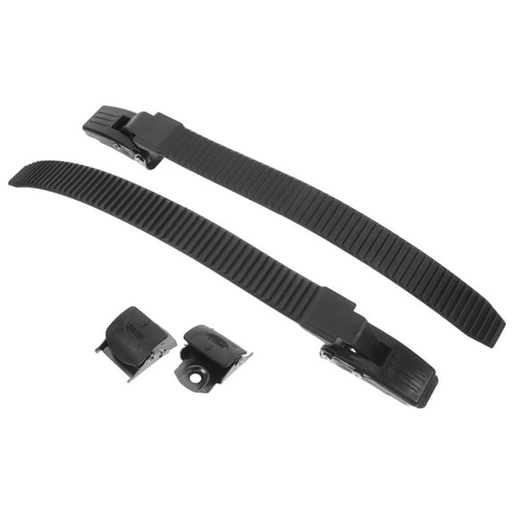 OUNONA 2 Sets of Roller Skate Buckle Straps for Secure and Comfortable Skating Replaceable and Sturdy Buckles for Both Ice and Roller Skates