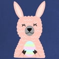 thumbnail image 2 of CafePress - Pink Llama Holding Easter Egg Maternity T Shirt - Maternity Dark T-Shirt, 2 of 3