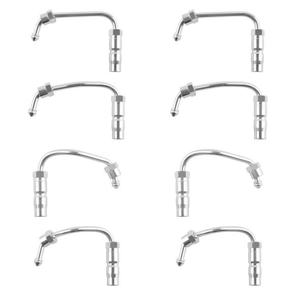 Fuel Injector Lines Set Of 8 For Chevrolet GMC Duramax 6.6 LB7 2001-2004