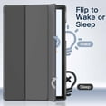 thumbnail image 5 of JETech Case for Samsung Galaxy Tab A8 10.5-Inch 2022 (SM-X200/X205/X207), Slim Translucent Back Tri-Fold Folio Stand Protective Tablet Cover, Auto Wake/Sleep (Dark Grey), 5 of 8