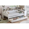thumbnail image 2 of Wooden Twin Size Bed with Storage - Multifunctional & Stable, 2 of 20