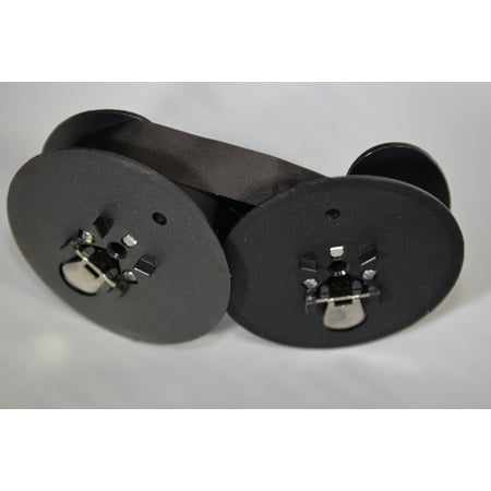 NEW TWIN METAL BLACK RIBBON SPOOL FOR ROYAL TYPEWRITERS, ROYAL KMM, ROYAL MAGIC MARGIN TYPEWRITER, ROYAL STANDARD UPRIGHT, ROYAL 10, ROYAL HH, ROYAL ELECTRIC, AND VINTAGE TYPEWRITERS (GRC T1-TTB)