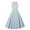 Blue, variant on Women 50s Vintage Polka Dot Halter Cocktail Swing Dress Keyhole 1950s Rockabilly Audrey Hepburn Prom Tea Party Dress