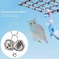 thumbnail image 3 of Homeya 4 Pack Reflective Bird Repellent Scare Fake Owl Hanging Discs Deterrent Decoy Garden Pigeon, 3 of 6