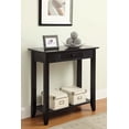 thumbnail image 2 of Convenience Concepts American Heritage Table de Hall, Fini Bois Noir, 2 of 5
