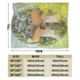 thumbnail image 5 of YFYANG Anti-Pilling Ultra-Soft Micro Fleece Cover Blanket for Bed Sofa, Cute Duck Pattern Throw Blanket for All Seasons, 40"x30", 5 of 9