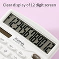thumbnail image 3 of sruoe Calculators, 12 Digits Large Display, Basic Calculators, Handheld Desk Calculator, Pocket Calculator, Standard Function Calculator for Office, Home, Learen, Business Use, 3 of 6