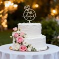 thumbnail image 4 of Cartel de madera con espejo Cake Topper Tisbonsy Just Engaged, 4 of 5