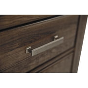 Signature Design by Ashley Casual Juararo 2 Drawer Nightstand, Dark Brown