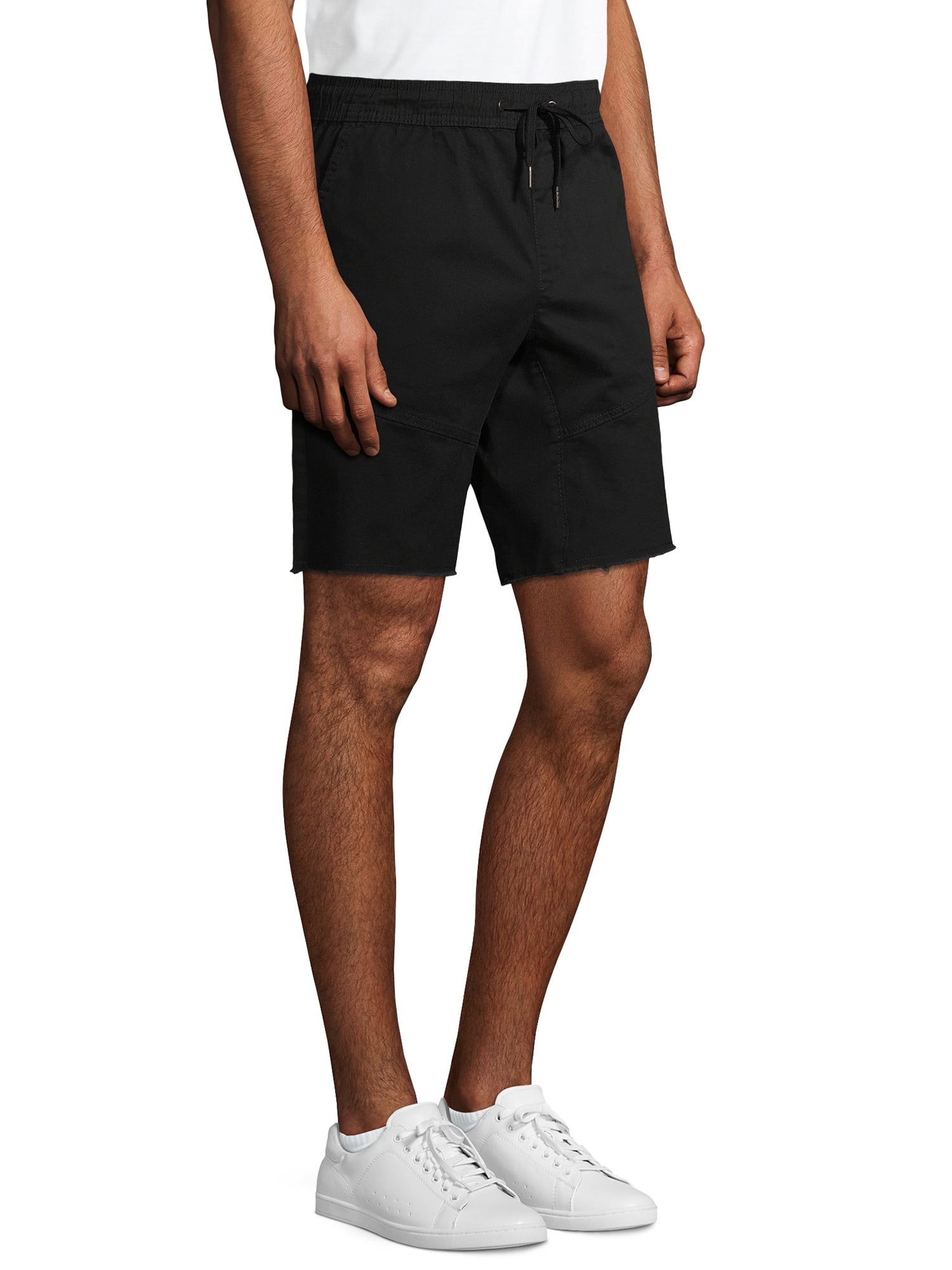 no boundaries men's knit jogger shorts