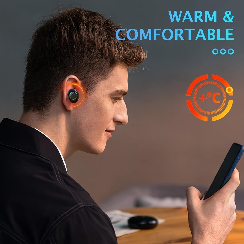 Laselocks Wireless Ear Red Light Device - Compact Charging Case Design, Easy to Use, Perfect for Home, Office, and Travel