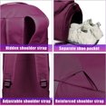 thumbnail image 4 of Gym Bag for Women Sports Duffel Backpack Travel Weekender Bag with Shoes Compartment, Sports Duffle Gym Bag,Purple, 4 of 6