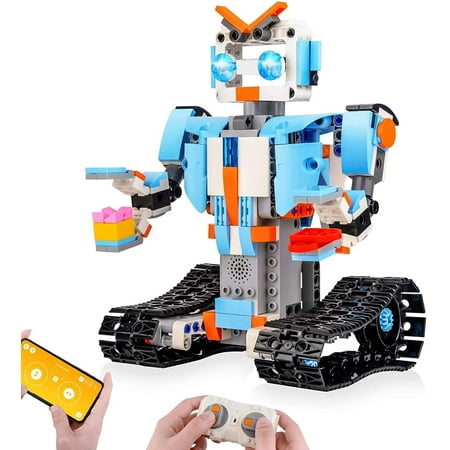 Sillbird STEM Building Blocks Robot for Kids- Remote Control Engineering Science Educational Building Toys Kits for 8,9-14 Year Old Boys and Girls