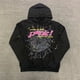 thumbnail image 1 of Hip Hop Spider Web Print Hoodies Men Fashion Long Sleeve Hooded Sweatshirts Pants Gothic Punk Oversized Winter Hoodie Tops, 1 of 1