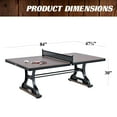 thumbnail image 4 of 7 ft Coventry Indoor Table Tennis Table, 2-in-1 Dining Table with Metal Net, Paddles, and Balls Included, by Barrington Billiards, 4 of 7