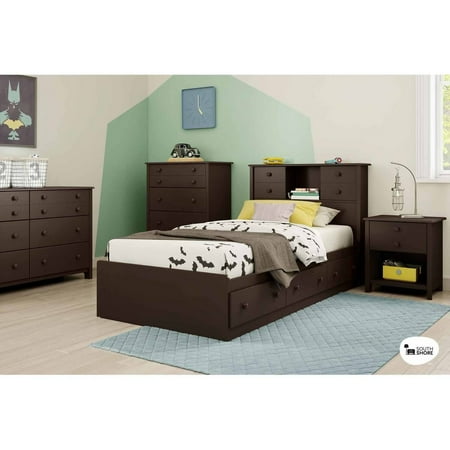 South Shore Little Smileys Twin Mates Bed (39") with 3 