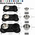 thumbnail image 4 of Dog Bowls 2 Stainless Steel Bowl for Pet Water and Food Feeder with Non Spill Skid Resistant Silicone Mat for Pets Puppy Small Medium Cats Dogs, 4 of 7