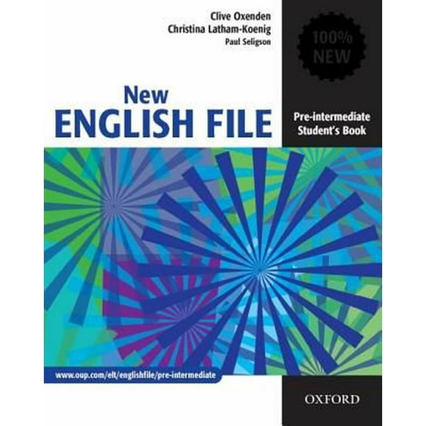 New English file Intermediate. New English file pre Intermediate. New English file pre-Intermediate student's book. English levle pre Intermediate book. New english file video
