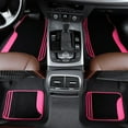 thumbnail image 7 of Flying Banner car floor mas 4pieces set non slip carpet car mats automotive waterproof car floor mats lady girl pink, 7 of 7