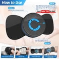 thumbnail image 5 of Mini Massager,Rechargeable Intelligent TENS Unit Muscle Stimulator for Pain Relief - FSA or HSA Eligible Deep Tissue EMS Massager Management for Back, Neck, Arm Electronic Pulse Machine, 5 of 5