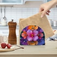 thumbnail image 2 of Yayeee Napkin Holder for Table Set of 2 Kitchen Paper Tissue Organization, Large Purple Flowers, 2 of 8