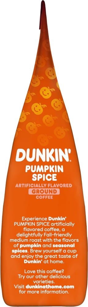 Dunkin Pumpkin Spice Ground Coffee 11 oz - Pack of 3