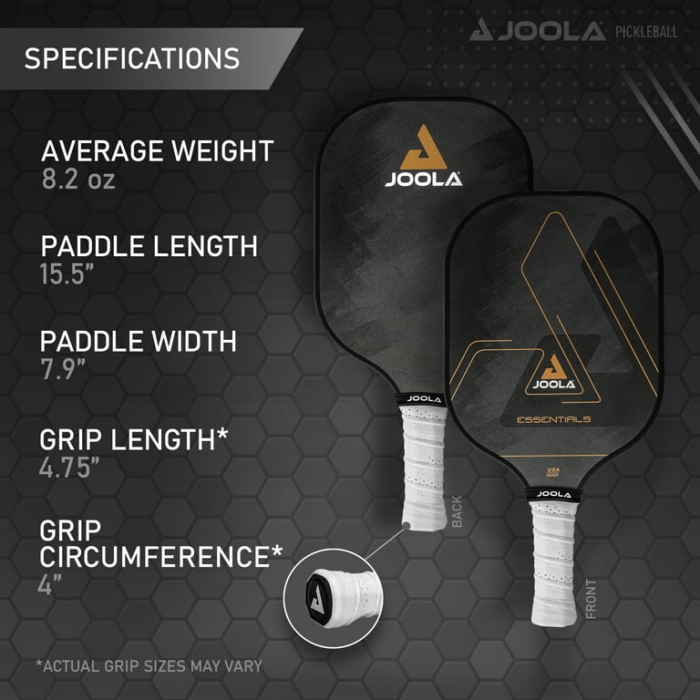 JOOLA Essentials Black Pickleball Paddle