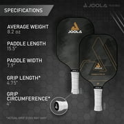 JOOLA Essentials Pickleball Paddle, Fiberglass, USAPA Approved, Black