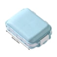thumbnail image 3 of [2 Pack] Cases [Folding Design] Weekly Case Organizer 7 Day 8 Compartments Portable Travel Box For Pocket, 3 of 5