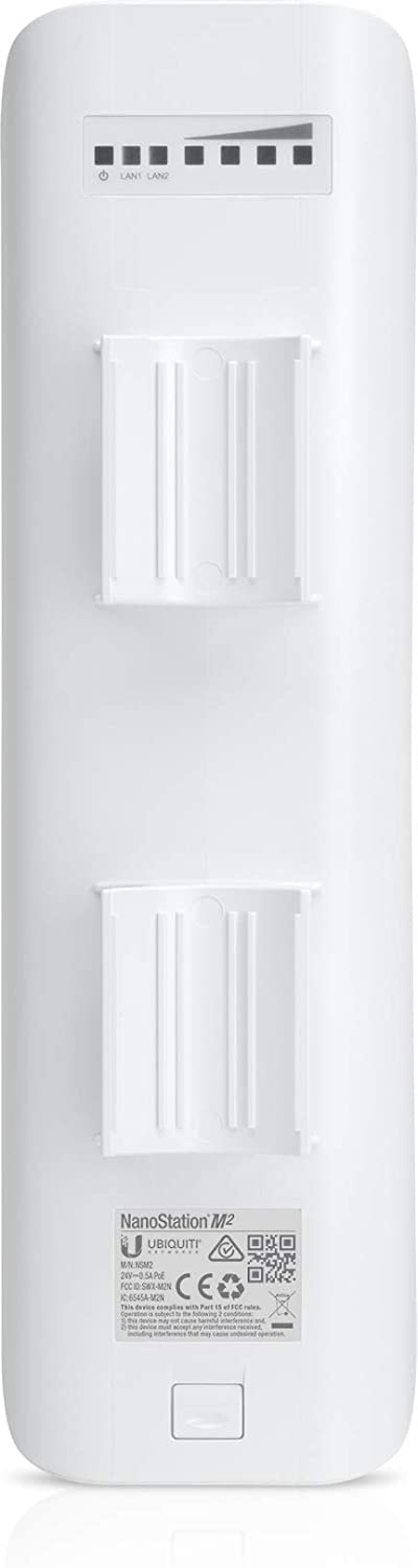 Ubiquiti NanoStation M2 - Wireless Access Point - AirMax (NSM2US),White (Set of 2)