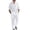 White*, variant on RUTAYY Men's Outfits Casual Loose Fit Solid Color V-Neck Long Sleeve Shirt and Pants Daily Wear Breathable Holiday Chic Clothing Sets