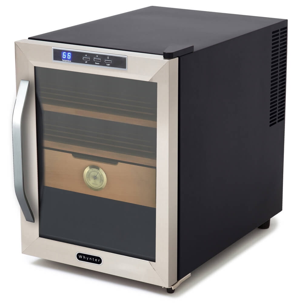 Whynter Stainless Steel 1.2 cu. ft. Cigar Humidor