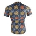 thumbnail image 4 of joogoo Abstract Circle Pattern Men's Cycling Jerseys Mountain Bike Short Sleeve Tops L, 4 of 7