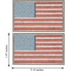 thumbnail image 2 of 2 Pieces Tactical US American Flag Patch, Military USA United States of America Uniform Emblem Patches, Red & Blue, 2 of 4