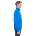thumbnail image 2 of DG478 Devon & Jones Men's Manchester Quarter-Zip Sweater French Blue/Navy M, 2 of 6