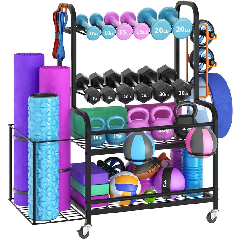 Storage rack fitness sale