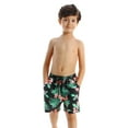 thumbnail image 4 of Franhais Father  Son Matching Swim Trunks, Print Beachwear Parent-child Swimwear, Summer Bathing Suit Pants, 4 of 7