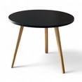 thumbnail image 1 of Mesa de centro Minimalista Estilo Nordico Negro, 1 of 5