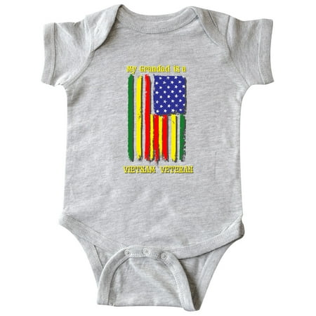 

Inktastic My Grandad is a Vientam Veteran Gift Baby Boy or Baby Girl Bodysuit