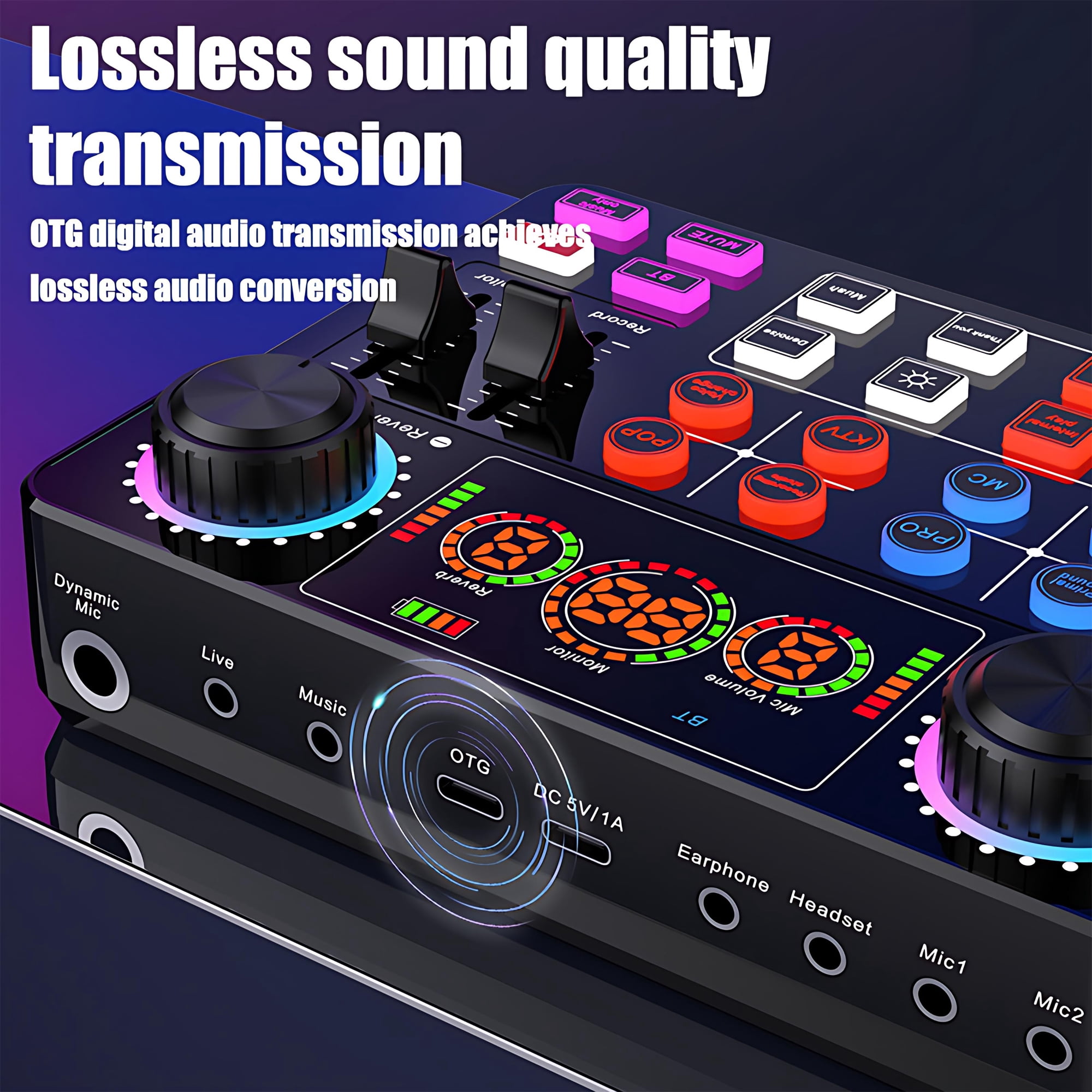 Pecham Podcast Equipment Bundle, Audio Mixer Condenser Microphone with Sound Card for Laptop Computer Vlog Living Broadcast Live Streaming YouTube TikTok