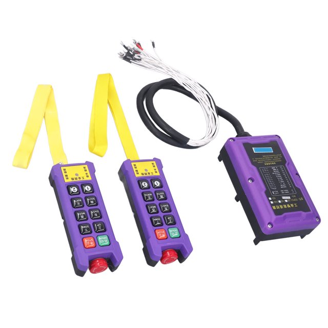 Kit De Control Remoto De Grúa Inalámbrica Industrial, Elevador Eléctrico De Dos Velocidades, Transmisor, Receptor, Respuesta Rápida