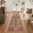 thumbnail image 5 of GENIMO 2'x3' Area Rug, Washable Non Slip Soft Animal Print Indoor Door Mat for Entryway Kitchen Laundry Room, Dusty Rose, 5 of 13