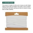 thumbnail image 3 of Uxcell Double Fold Bias Tape Continuous Bulk Bias Tape for Sewing Seaming Quilting Hemming Binding Crafts White, 3 of 7