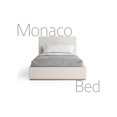 thumbnail image 6 of Modern Twin Bed Frame with Headboard - Upholstered Twin Bed - Monaco Bed - Sturdy Wood Platform Bedframe, Strong Wooden Slats, Strong Weight Capacity, Non-Slip and Noise-Free, Free Assembly, 6 of 10