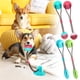 thumbnail image 1 of Paquete de juguetes interactivos para perros: dispensador de premios con forma de rompecabezas de 1 pieza para perros pequeños y medianos. Juguetes masticables para estimulación mental y limpieza Rkxz, 1 of 9