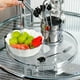 thumbnail image 5 of Bandeja de tocador de acrílico con asas doradas, bandeja decorativa de 11 '' para servir joyas, plato de vela cosmético, organizador de mesa de baño, 5 of 5