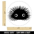thumbnail image 2 of Cute Goofy Spikey Sea Urchin Self-Inking Rubber Stamp Ink Stamper - Fuchsia Ink - Medium 1 Inch, 2 of 7