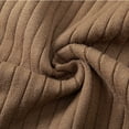 thumbnail image 4 of ibuvkizy Maxi Dresses for Women 2025 Casual Temperament French V Neck Long Hooded Knee-length Knitted Sweater Bottoming Skirt Brown,Free Size, 4 of 9
